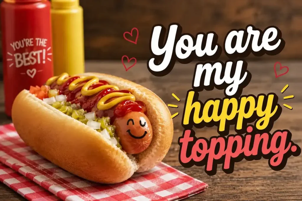 Cute hot dog puns