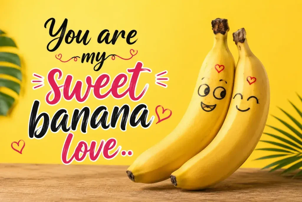 You are my sweet banana love.
