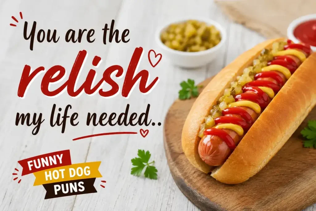 You are the relish my life needed.