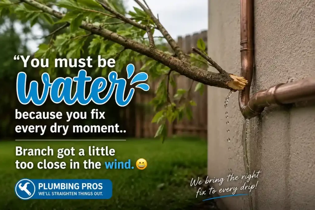 You must be water because you fix every dry moment.
