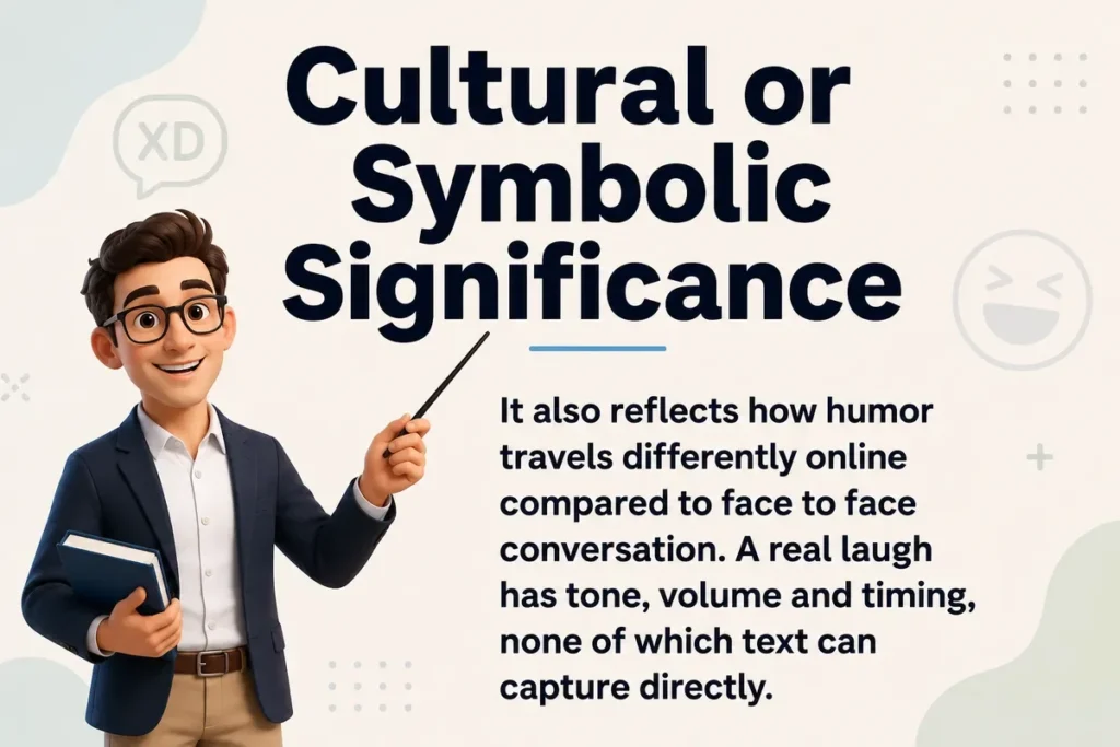 XD Meaning in Text significance.