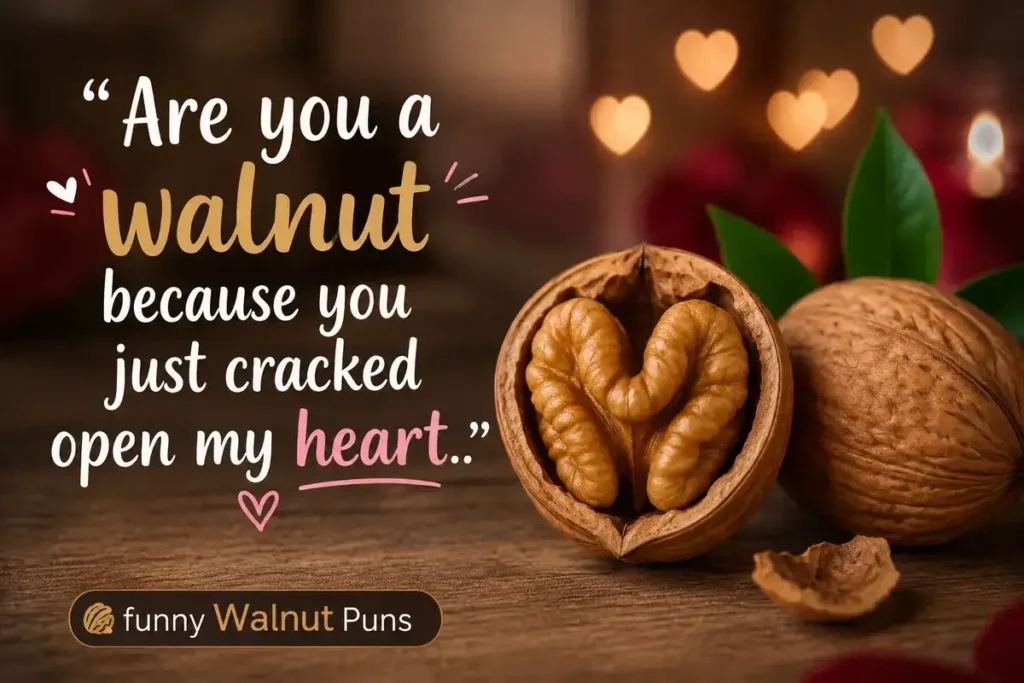 Are you a walnut because you just cracked open my heart.