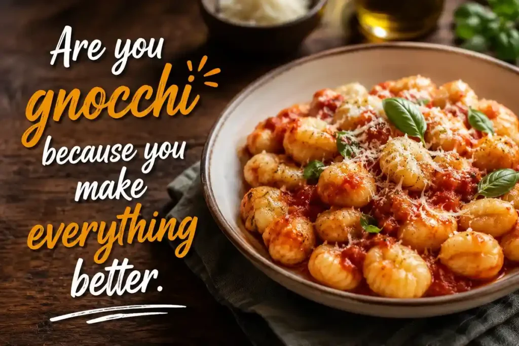 Are you gnocchi because you make everything better.