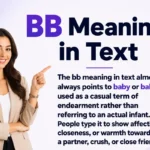BB Meaning in Text.