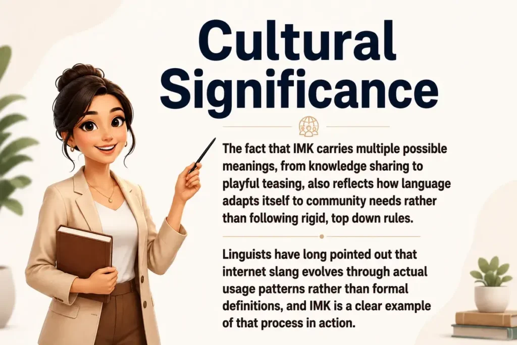 IMK Meaning in Text