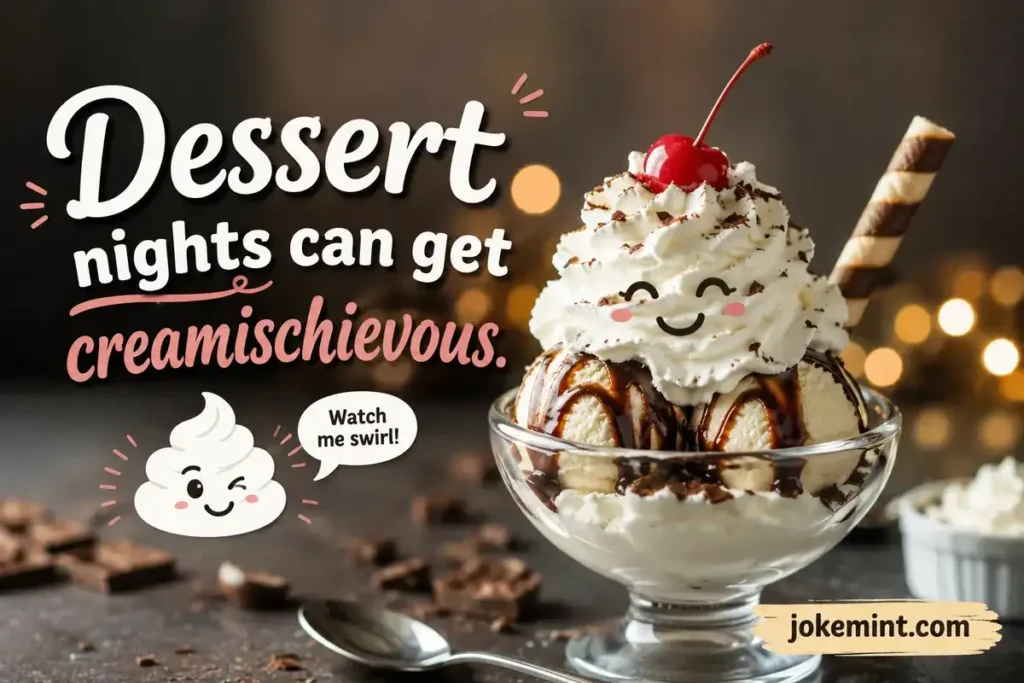 Dessert nights can get creamischievous.