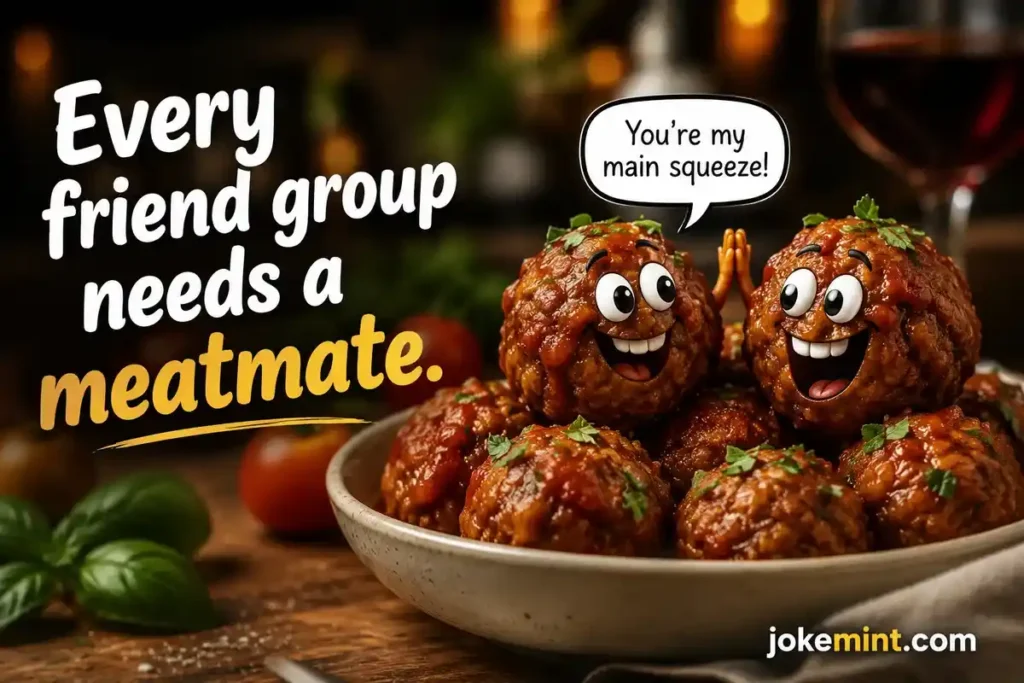 Every friend group needs a meatmate.
