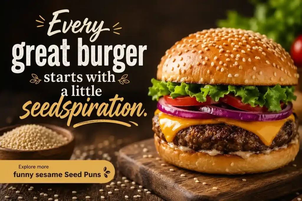 Every great burger starts with a little seedspiration.