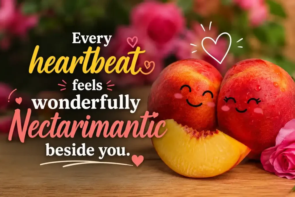 Every heartbeat feels wonderfully Nectarimantic beside you.
