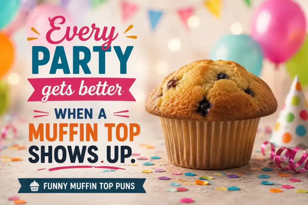 Every party gets better when a muffin top shows up.