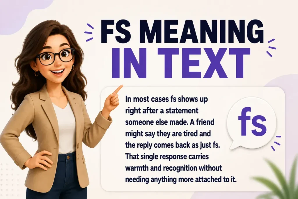 FS Meaning in Text