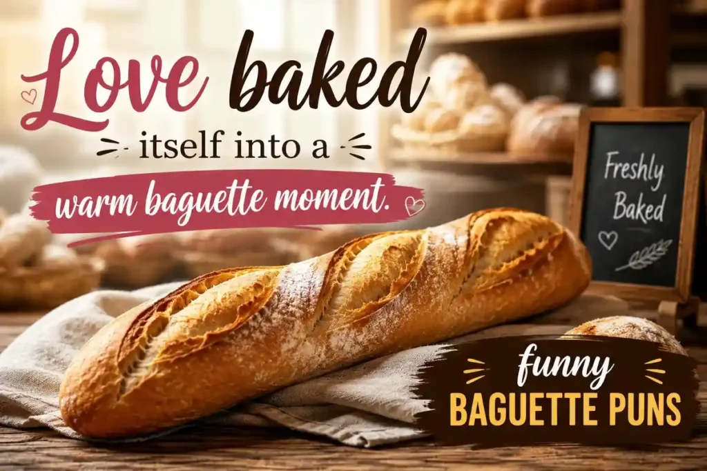 Love baked itself into a warm baguette moment.