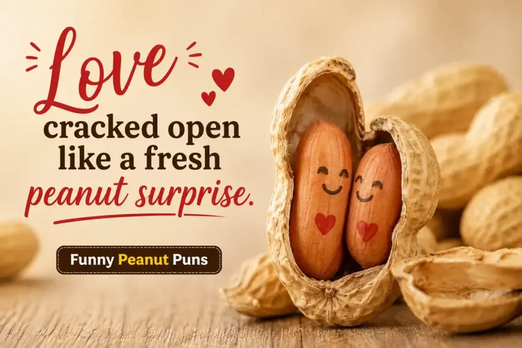 Love cracked open like a fresh peanut surprise.