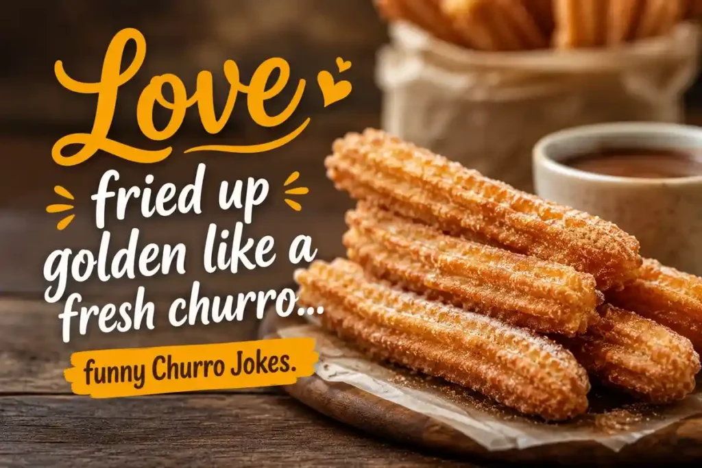 Love fried up golden like a fresh churro.