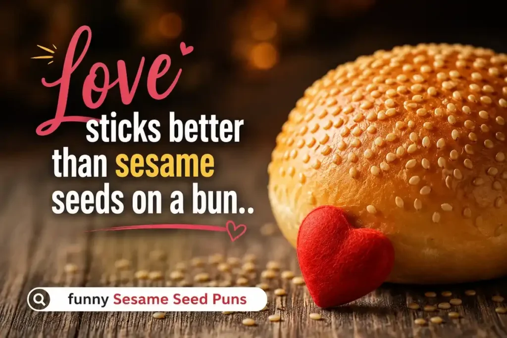 Love sticks better than sesame seeds on a bun.