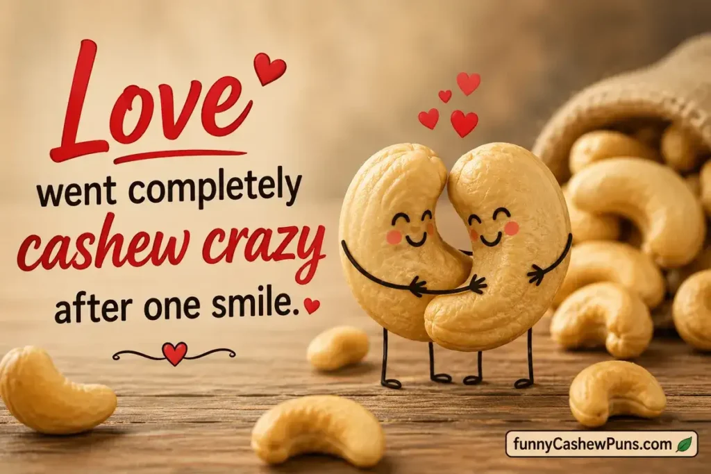Love went completely cashew crazy after one smile.