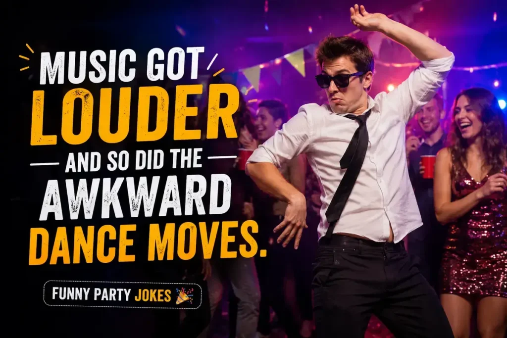 Music got louder and so did the awkward dance moves.