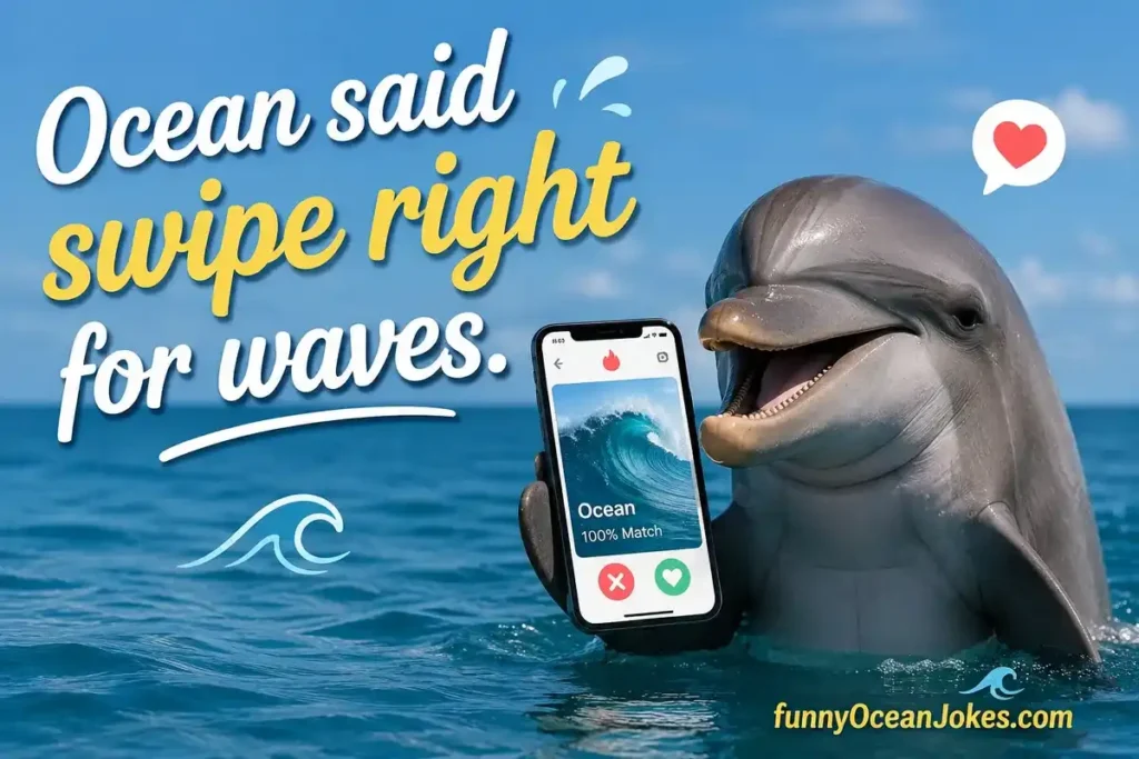 Ocean said swipe right for waves.