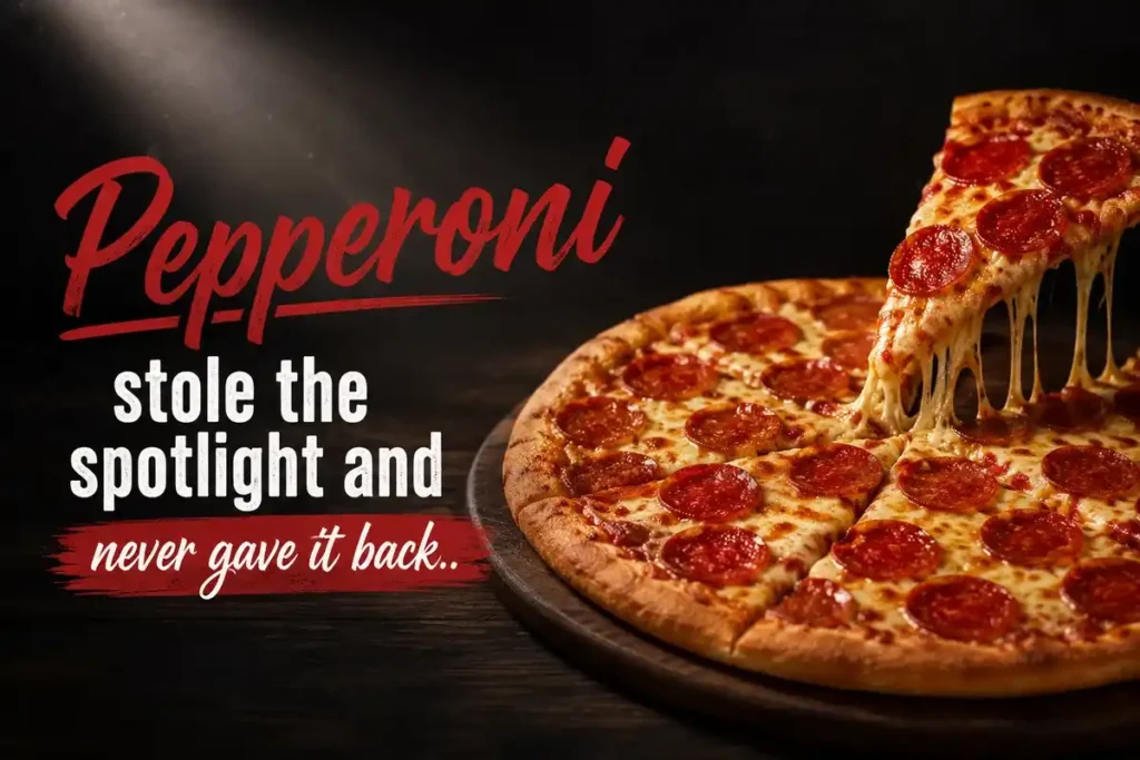 Pepperoni stole the spotlight and never gave it back.