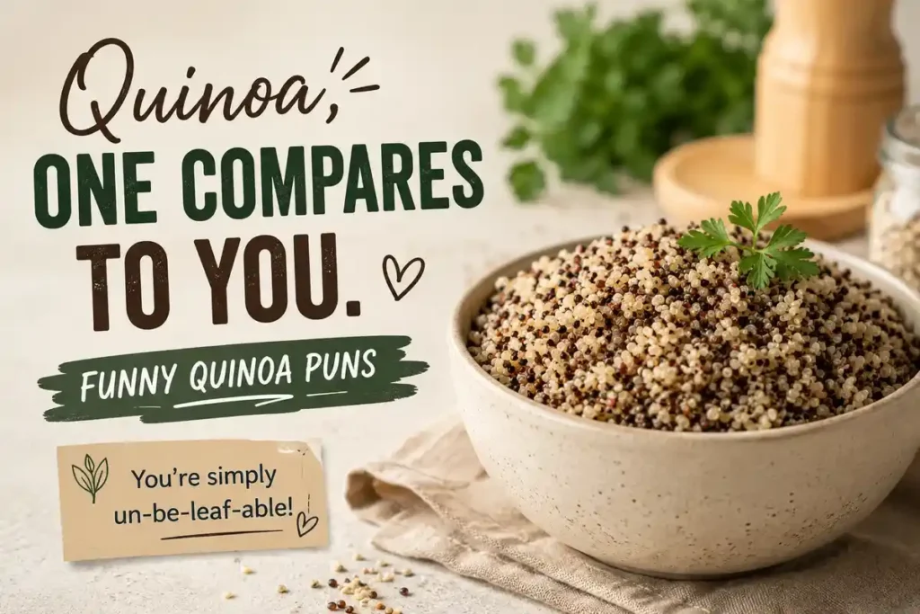 Quinoa one compares to you.