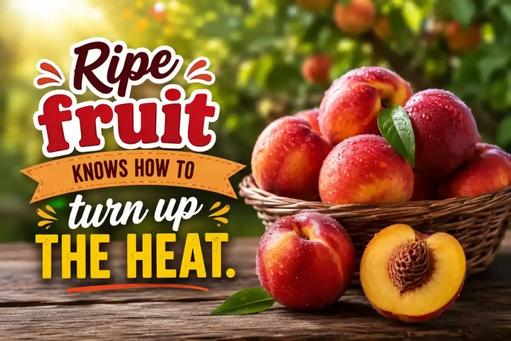 Ripe fruit knows how to turn up the heat.