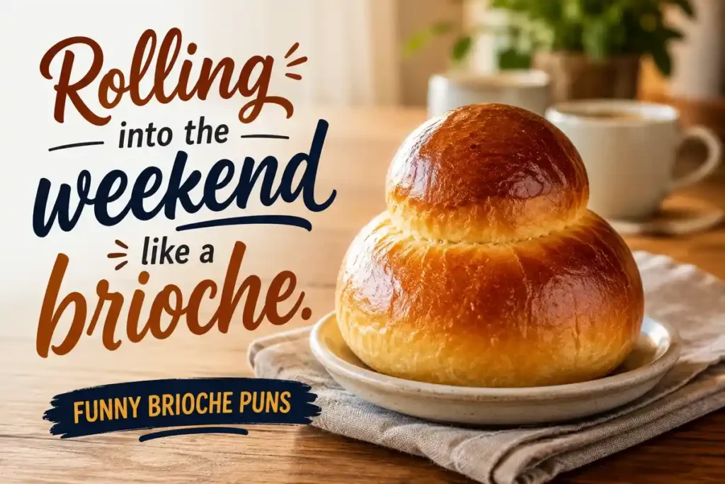 Rolling into the weekend like a brioche.