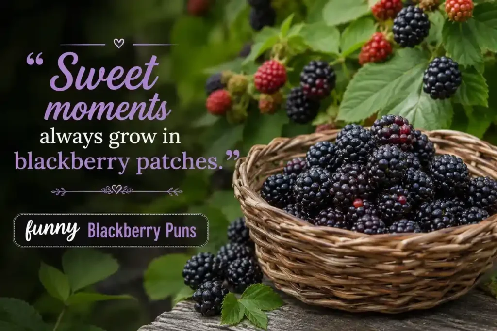 Sweet moments always grow in blackberry patches.