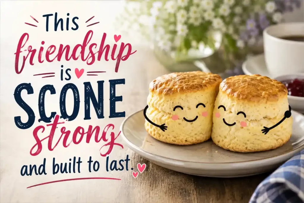 This friendship is scone strong and built to last.