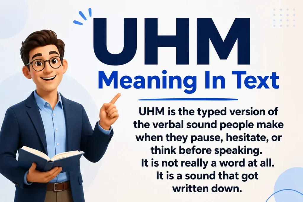 UHM Meaning In Text
