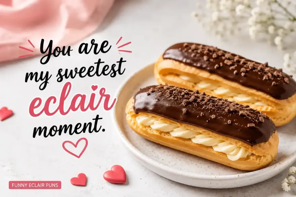 You are my sweetest eclair moment.