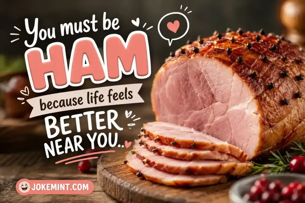 You must be ham because life feels better near you.