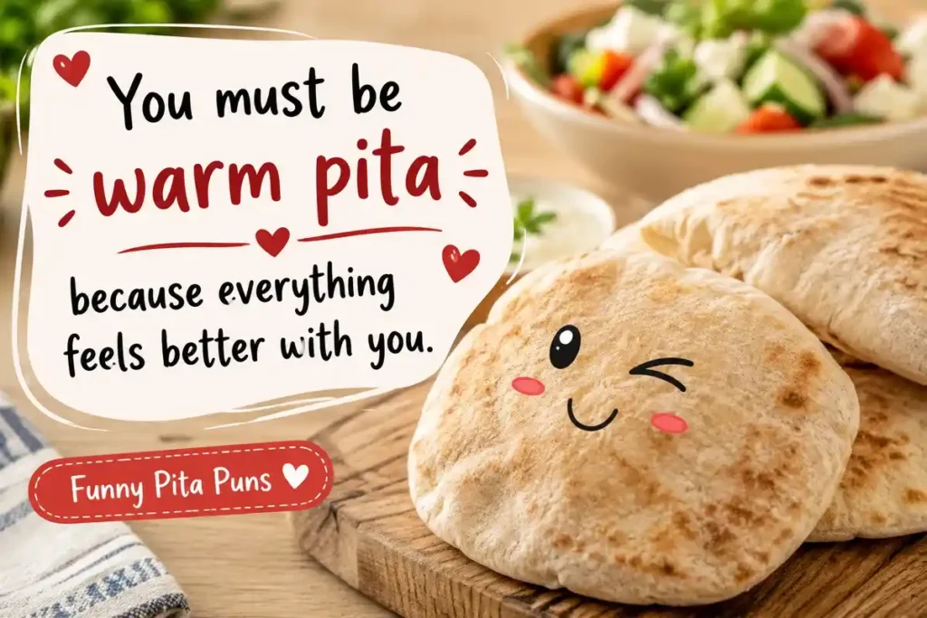 You must be warm pita because everything feels better with you.