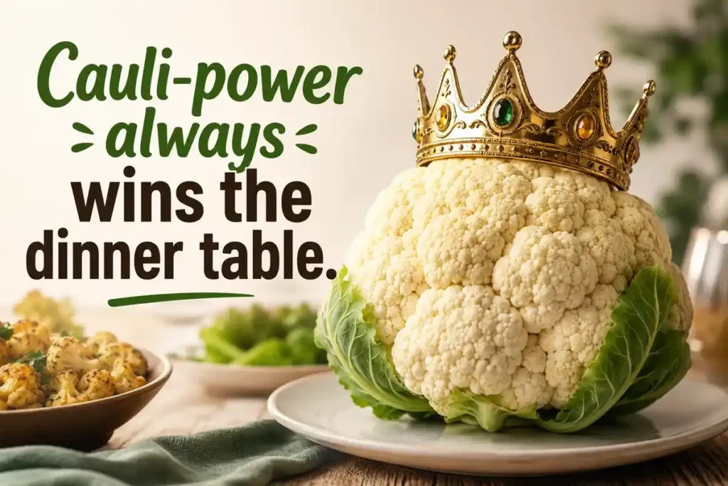 Cauli-power always wins the dinner table.